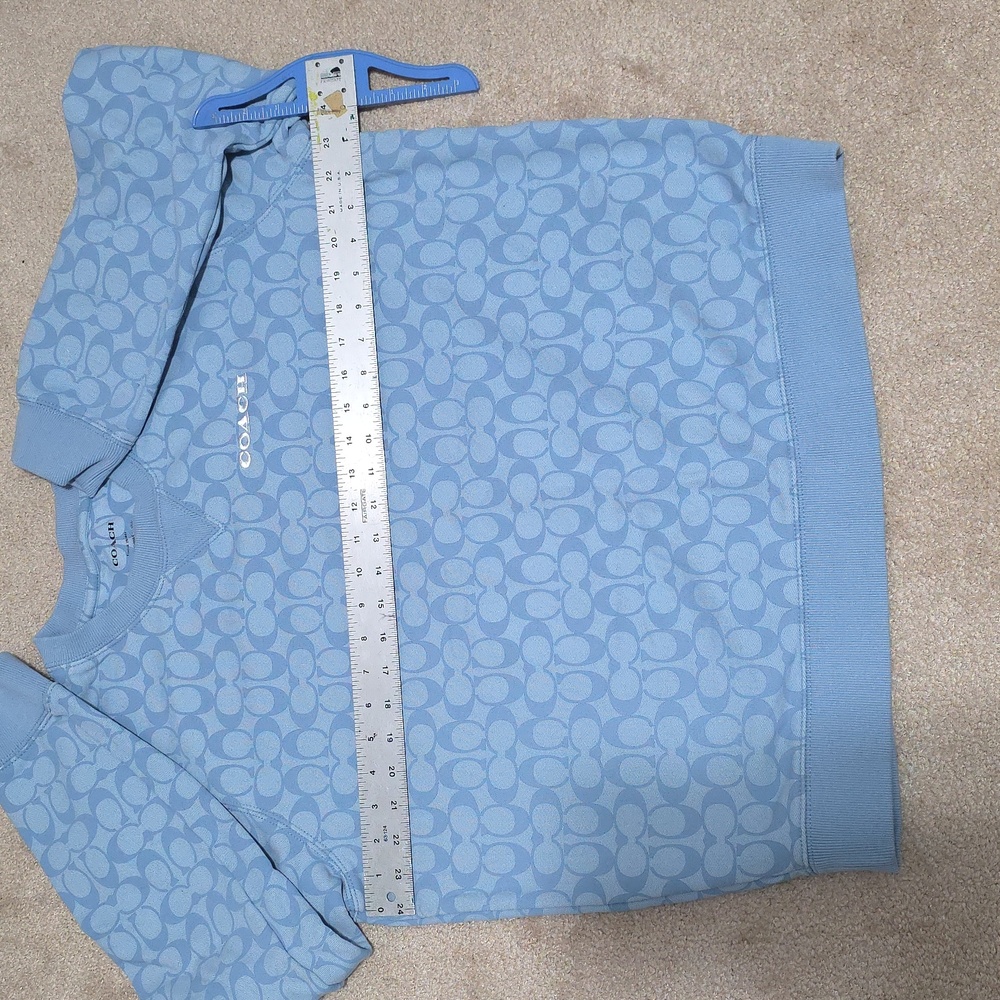 Coach Sweatshirt in Soft Blue - Picture 11 of 14